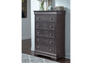 POMPEI METALLIC GREY CHEST