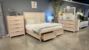 MARIAH DARK BROWN KING BED GROUP