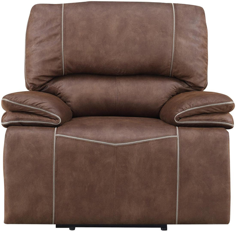 Global Furniture U8078 Power Console Recliner in Sultry Dark Brown image