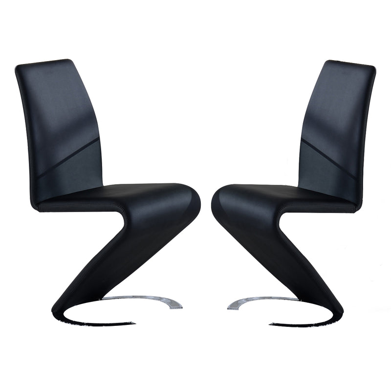 Global Furniture D9002 Dining Chair (Set of 2) in Black D9002DC-BL image