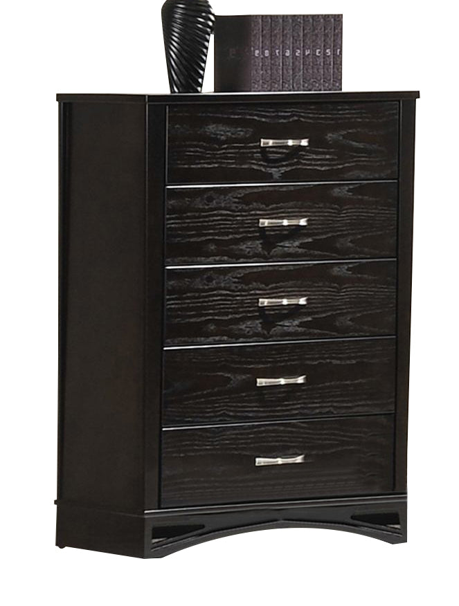 Global Furniture Fairmont 5 Drawer Chest in Dark Cappuccino image