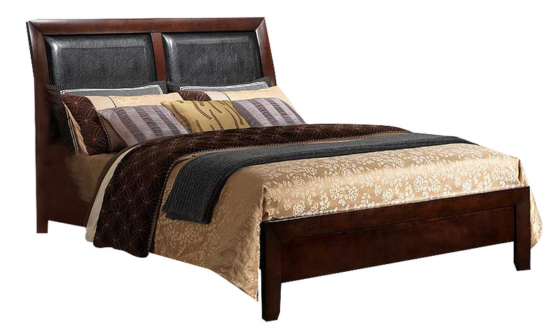 Global Furniture Celia Queen Panel Bed in Merlot image
