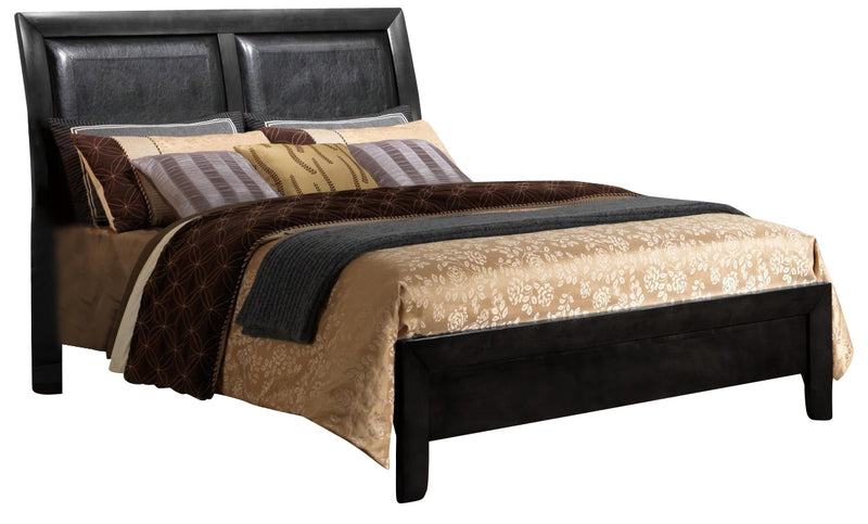 Global Furniture Celia King Panel Bed in Black image