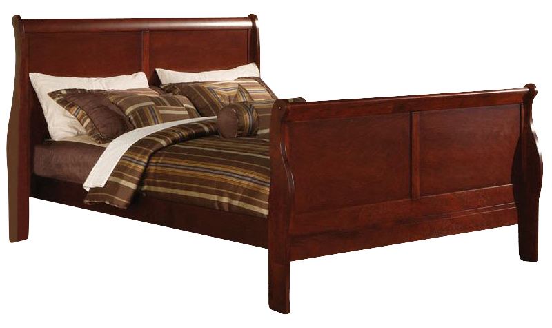 Global Furniture Philippe Queen Sleigh Bed in Cherry image