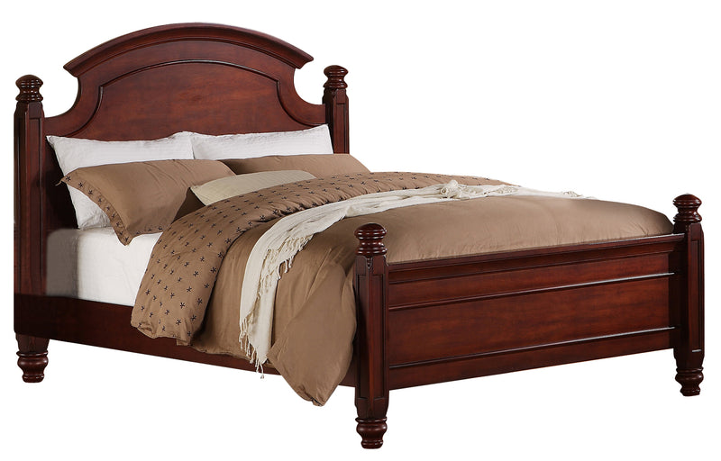 Global Furniture Laura King Poster Bed in Cherry image