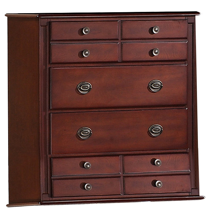 Global Furniture Laura 5 Drawer Chest in Cherry image