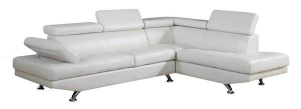 Global Furniture U9782 2-Piece Sectional in White image