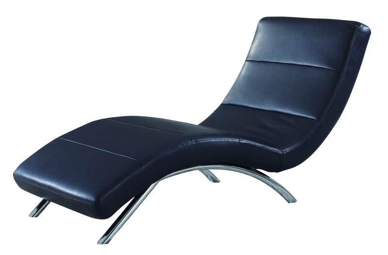 Global Furniture R820 Relax Chaise in Black image