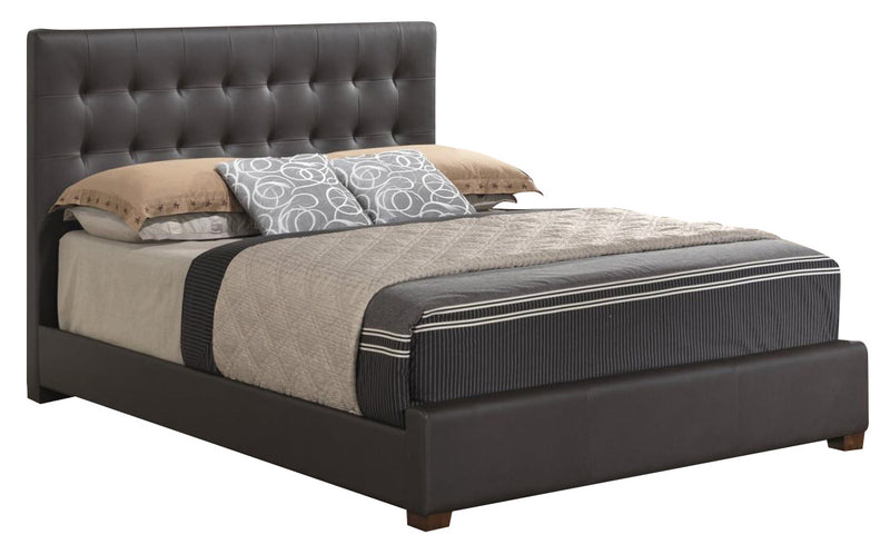 Global Furniture 8101 Queen PU Bed in Brown image