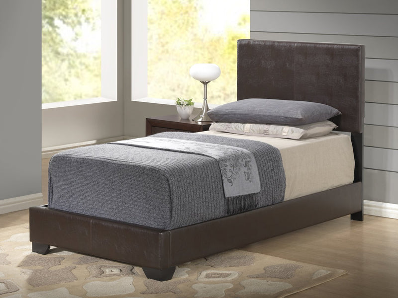 Global Furniture 8103 Full PU Bed in Brown image