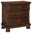 Porter Millennium by Ashley Two Drawer Night Stand - NY Furniture Direct (NY)