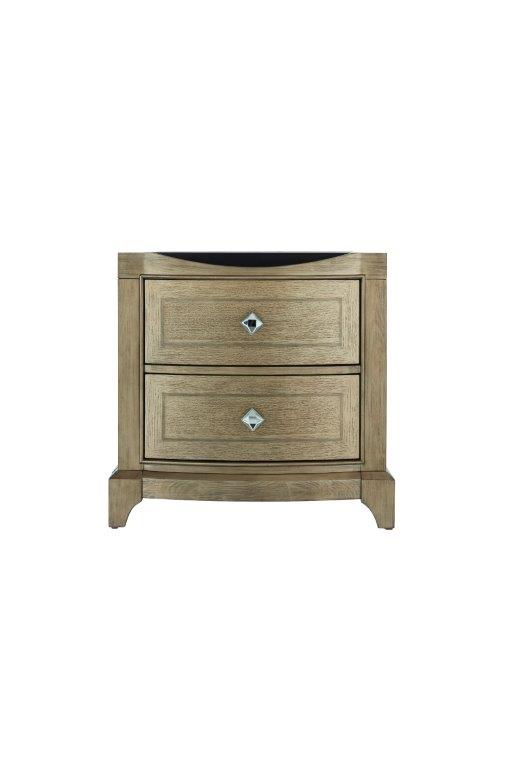 Global Furniture Athena Nightstand in Antique Gold ATHENA-NS image