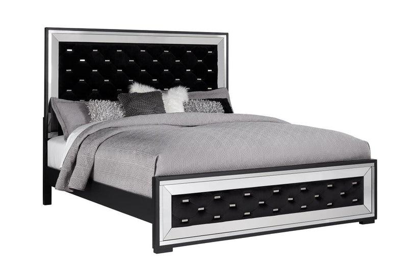 Global Furniture Catania King Platform Bed in Black Matte image