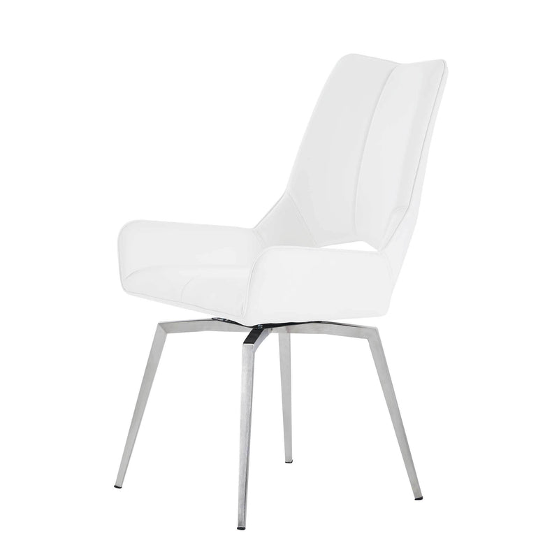 Global Furniture D4878 Dining Chair in White D4878DC-WH (Set of 2) image