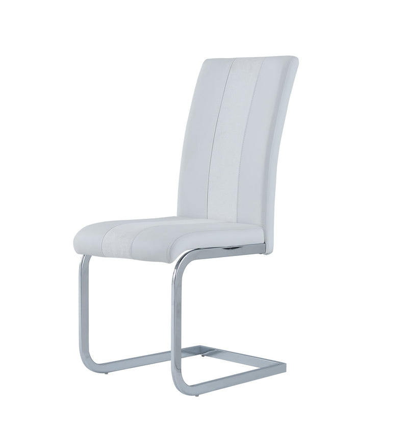 Global Furniture D915 Dining Chair in White D915DC-WH (Set of 2) image