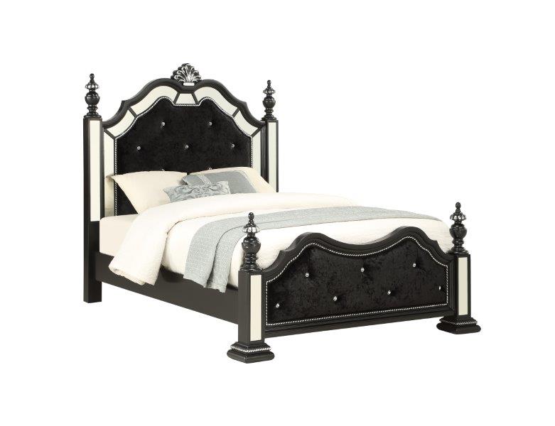 Global Furniture Diana King Platform Bed in Black image