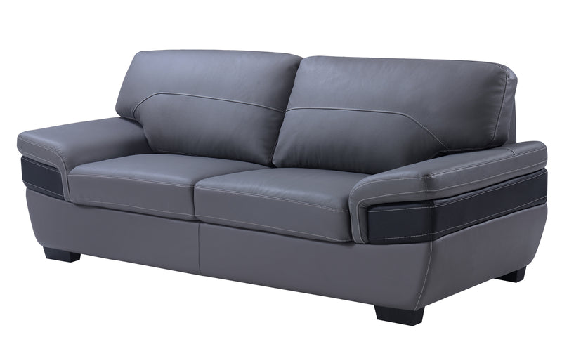 Global Furniture U7230 Sofa in Dark Grey/ Black image
