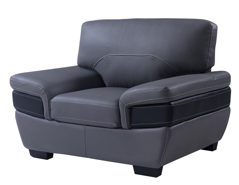 Global Furniture U7230 Chair in Dark Grey/ Black image