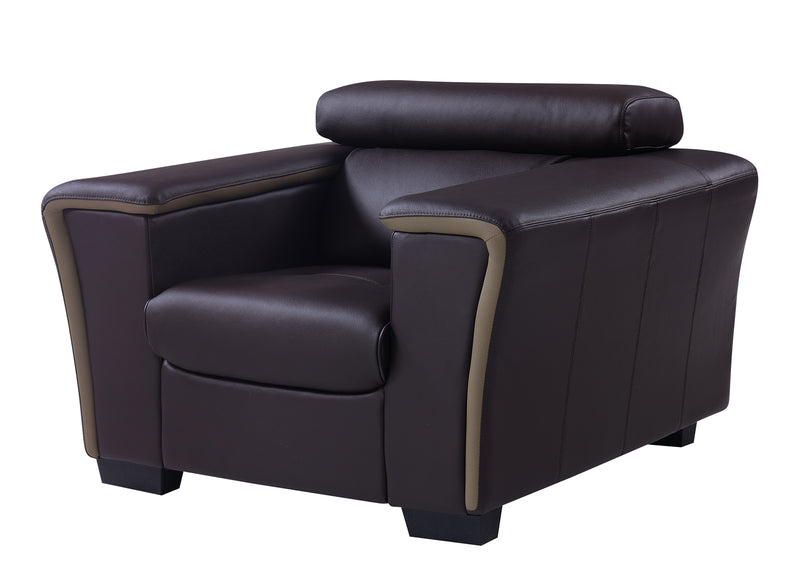Global Furniture U7190 Chair in Chocolate/ Dark Cappuccino image