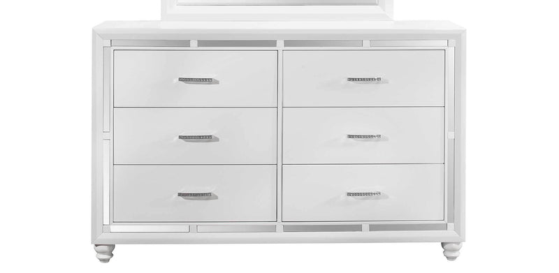 Global Furniture Mackenzie Dresser in White MACKENZIE-D image