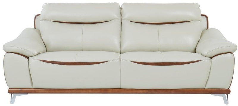 Global Furniture U8351 Sofa in Blanche Pearl/Agnes Auburn image