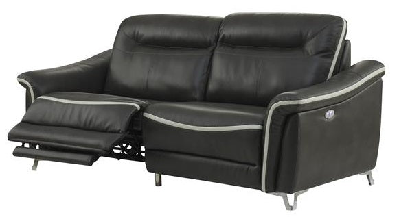 Global Furniture U9090 Power Recliner Sofa in Blanche image
