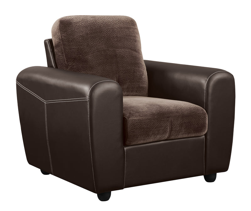 Global Furniture U1305KD Chair in Champion Chocolate/Brown image