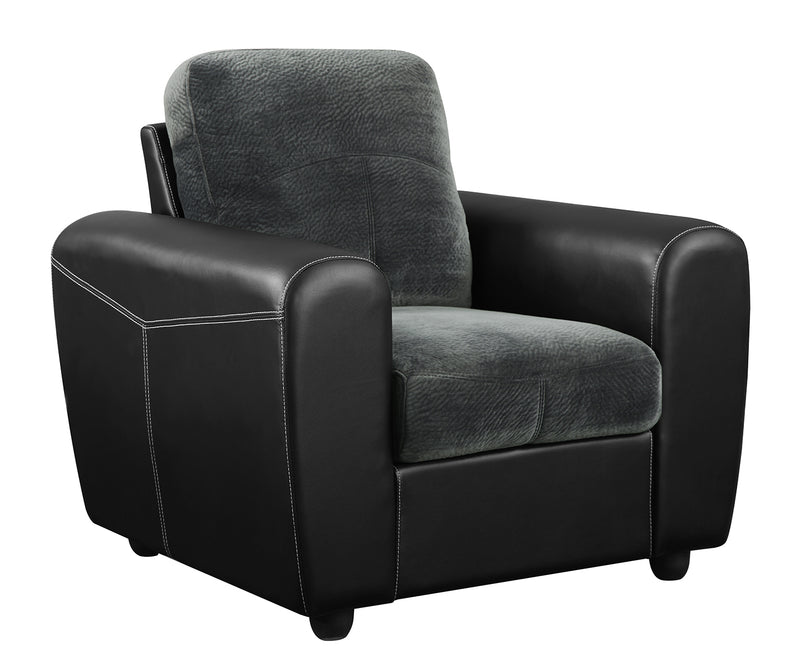 Global Furniture U1305KD Chair in Champion Thunder/Black image