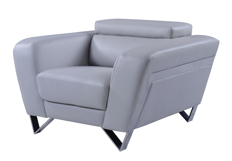 Global Furniture U7120 Chair in Light Grey image