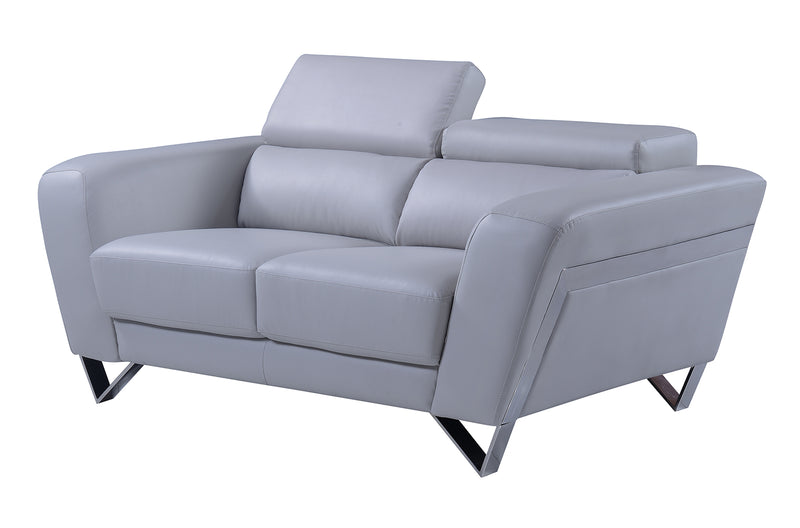 Global Furniture U7120 Loveseat in Light Grey image