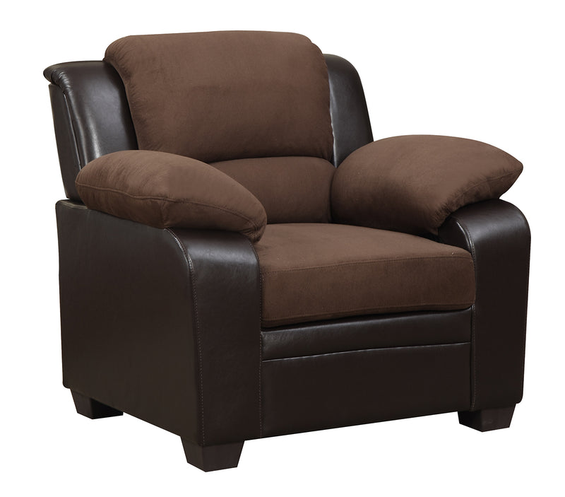 Global Furniture U880018KD Chair in Chocolate/Brown image