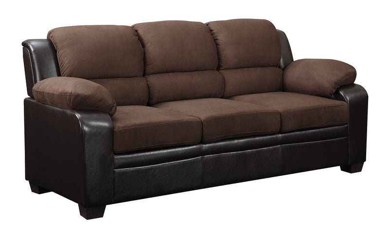 Global Furniture U880018KD Sofa in Chocolate/Brown image